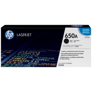 HP 650A Black Original LaserJet Toner Cartridge - 13500 Page Yield