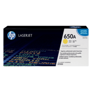 HP 650A Yellow Original LaserJet Toner Cartridge CE272A -15,000 Pages High-Yield