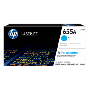 HP 655A Cyan Original LaserJet Toner Cartridge