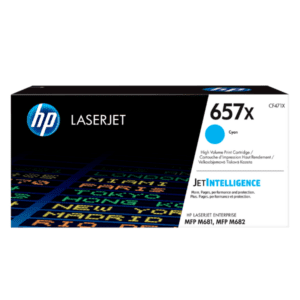 HP 657X High Yield Cyan Original LaserJet Toner Cartridge