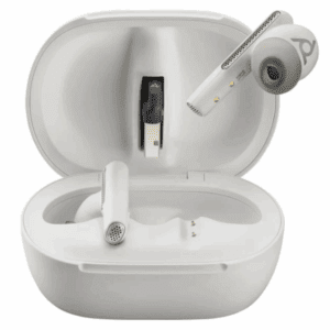Poly Voyager Free 60+ UC M Earbuds with BT700 USB-A Adapter - White Sand