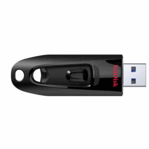 SanDisk Ultra 64GB USB 3.0 Flash Drive – Black