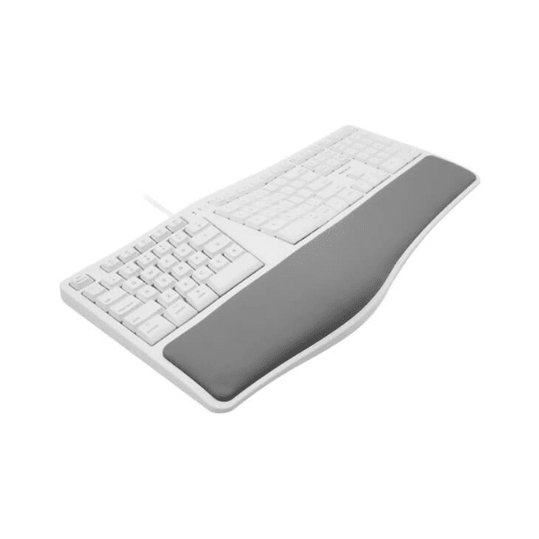 Macally - Ergonomic Wired USB-A keyboard with Palm Rest - Image 4