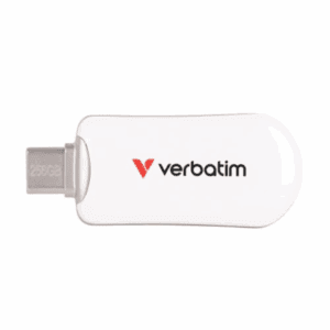 Verbatim 256GB Plectra USB-C Flash Drive – White