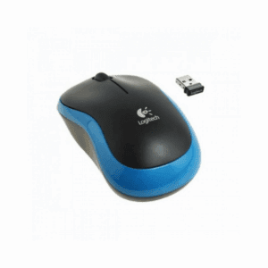 Logitech M185 Wireless Mouse (Black &Blue)