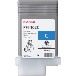 Canon PFI102 Cyan Pigment Ink Tank