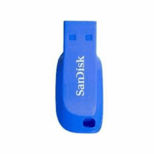 Sandisk16GB Cruzer Blade Blue Flash Drive