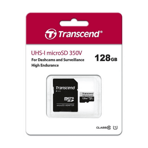 Transcend 350S 128GB High Endurance MicroSDXC/SDHC Memory Card - Image 2