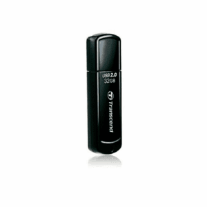 Transcend JetFlash 350 USB 2.0 Compliant Flash Drive 16GB (Piano Black)