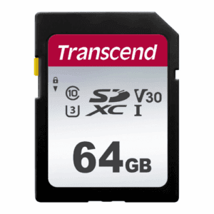 Transcend 300S 64GB SDXC Class 10 V30 UHS-I Memory Card