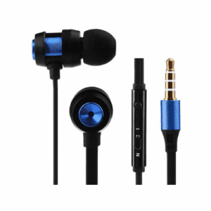 Volkano Alloy Metal Earphone (Blue)