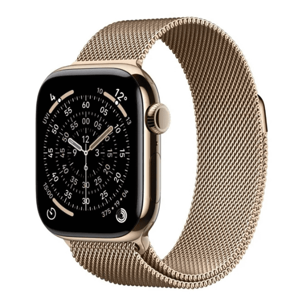 Apple Apple Watch Series 11 GPS + Cellular 42mm Gold Titanium Case with Gold Milanese