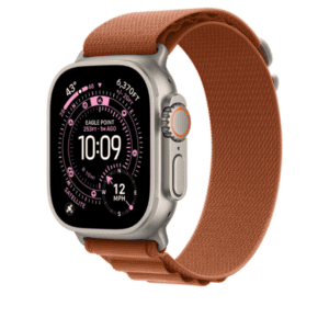 Apple 49mm Terra Cotta Alpine Loop - Medium - Natural Titanium Finish