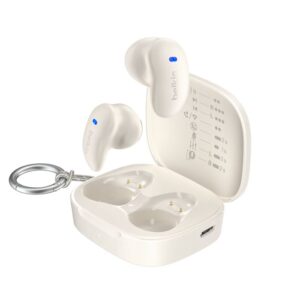 Belkin SoundForm Anywhere Wireless Earbuds - White