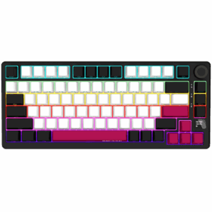 Lorgar KBP7075W Keyboard Black/Red