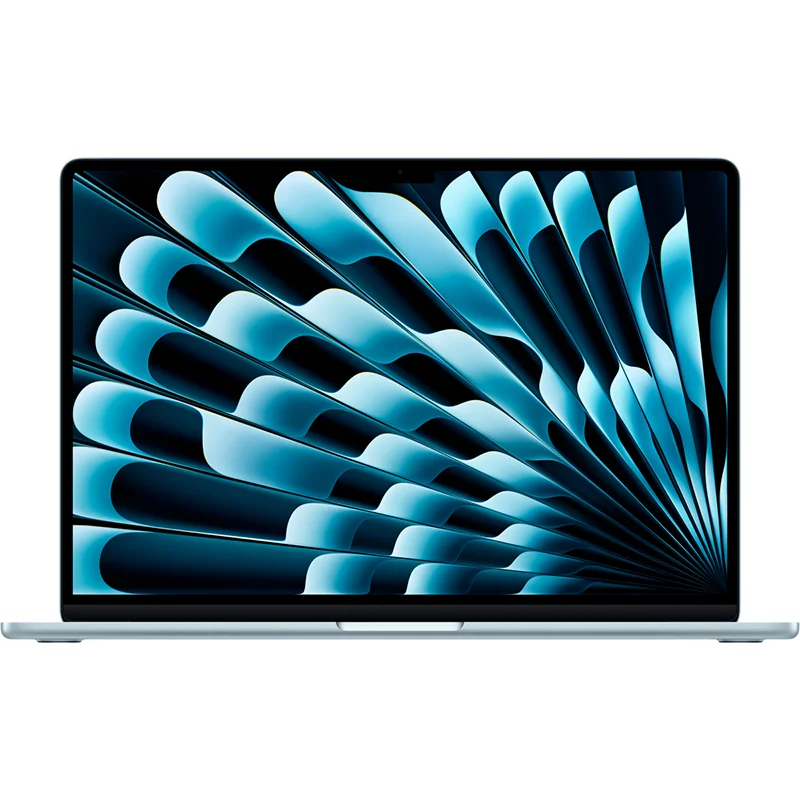 Apple 15-inch MacBook Air: Apple M4 chip with 10-core CPU and 10-core GPU, 16GB, 256GB SSD - Sky Blue