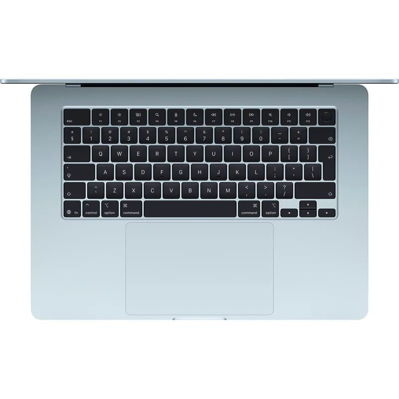 Apple 15-inch MacBook Air: Apple M4 chip with 10-core CPU and 10-core GPU, 16GB, 256GB SSD - Sky Blue - Image 3