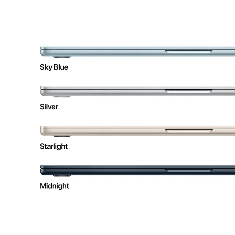 Apple 15-inch MacBook Air: Apple M4 chip with 10-core CPU and 10-core GPU, 16GB, 256GB SSD - Sky Blue - Image 4