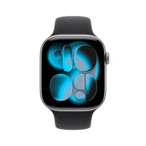 Apple Watch Series 11 GPS 46mm Space Grey Aluminium Case with Black Sport Band - S/M