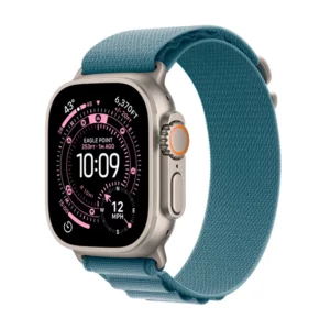 Apple Apple Watch Ultra 3 GPS + Cellular 49mm Natural Titanium Case with Light Blue Alpine Loop - Small