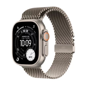 Apple Apple Watch Ultra 3 GPS + Cellular 49mm Natural Titanium Case with Natural Titanium Milanese Loop - Large