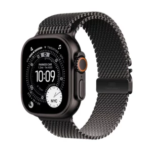 Apple Apple Watch Ultra 3 GPS + Cellular 49mm Black Titanium Case with Black Titanium Milanese Loop - Medium
