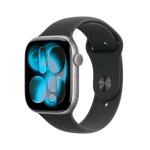 Apple Apple Watch Series 11 GPS + Cellular 46mm Space Grey Aluminium Case with Black Sport Band - S/M