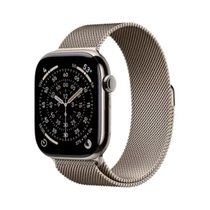 Apple Apple Watch Series 11 GPS + Cellular 46mm Natural Titanium Case with Natural Milanese Loop - S/M