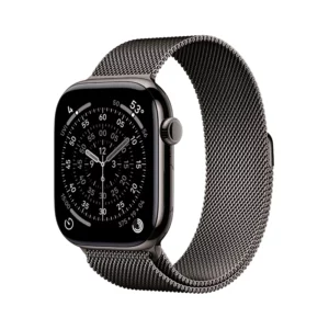 Apple Apple Watch Series 11 GPS + Cellular 46mm Slate Titanium Case with Slate Milanese Loop - S/M