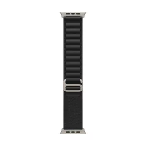 Apple 49mm Black Alpine Loop - Small - Natural Titanium Finish