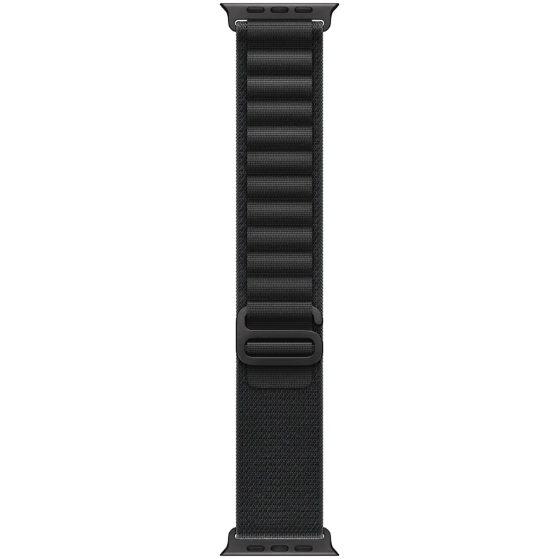 Apple 49mm Black Alpine Loop - Medium - Black Titanium Finish - Image 3