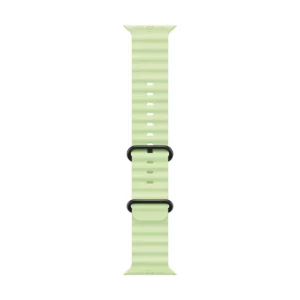 Apple 49mm Neon Green Ocean Band - Black Titanium Finish