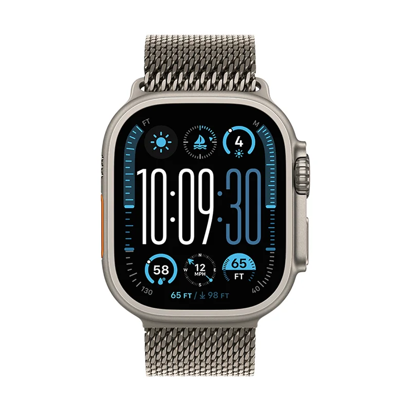 Apple 49mm Natural Titanium Milanese Loop - Large - Image 3