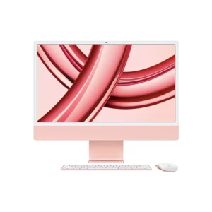 Apple iMac 24-inch Retina 4.5K All-in-One PC – M3 Chip, 8-core CPU, 10-core GPU, 8GB RAM, 256GB SSD – Pink