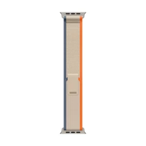 Apple 49mm Orange/Beige Trail Loop - S/M