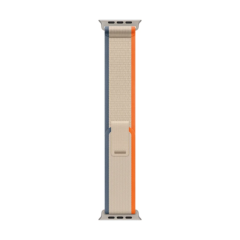 Apple 49mm Orange/Beige Trail Loop - S/M