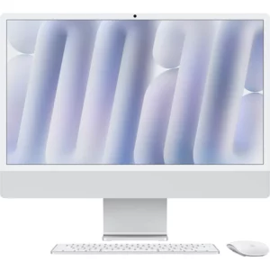 Apple 24-inch iMac with Retina 4.5K display: Apple M4 chip with 10‑core CPU and 10‑core GPU, 16GB, 512GB SSD - Silver