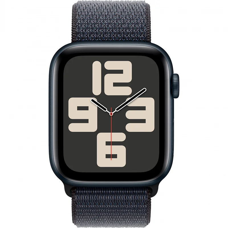 Apple Apple Watch SE GPS 44mm Midnight Aluminium Case with Ink Sport Loop - Image 3