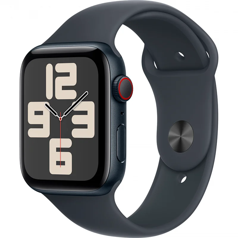 Apple Watch SE GPS + Cellular 44mm Midnight Aluminium Case with Midnight Sport Band - M/L - Image 2