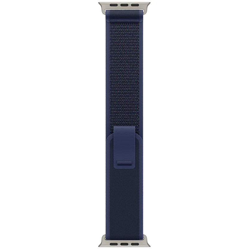 Apple 49mm Blue Trail Loop - S/M - Natural Titanium Finish - Image 3