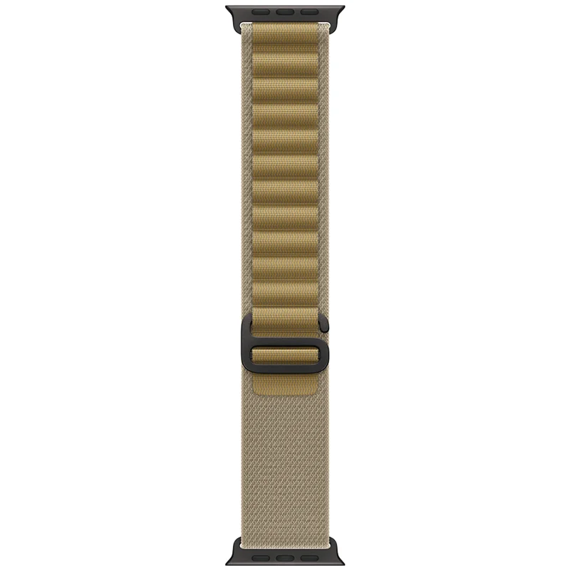 Apple 49mm Tan Alpine Loop - Small - Black Titanium Finish