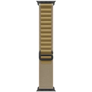 Apple 49mm Tan Alpine Loop - Medium - Black Titanium Finish