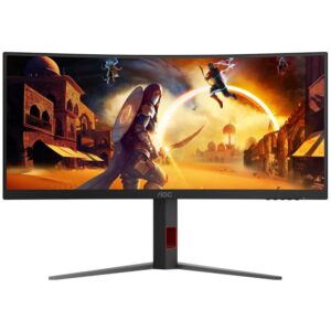 AOC CU34G4Z 34-inch 3440 x 1440p LED VA Curved Gaming Monitor
