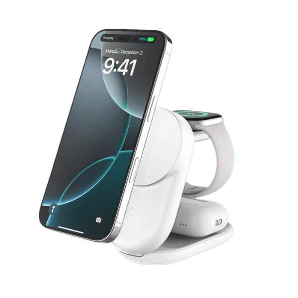 Belkin 3-in-1 Foldable Magnetic Charger with Qi2 25W - Image 4