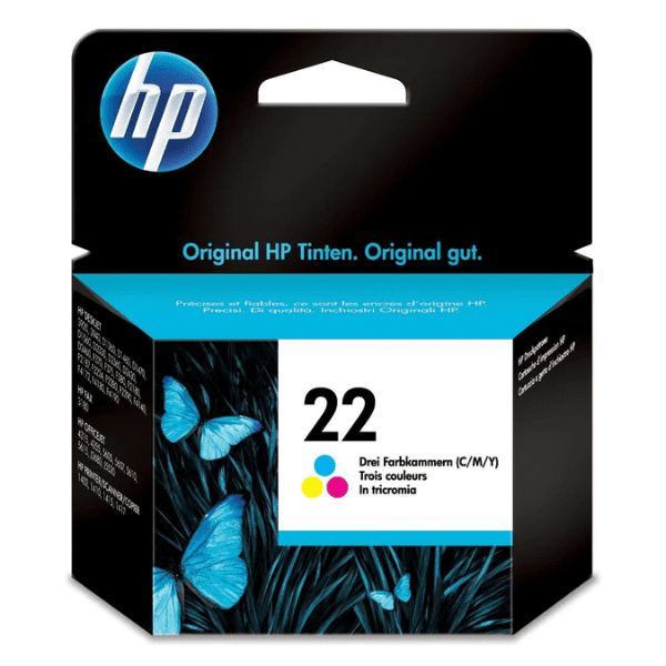 HP 22 Tri-colour Ink Cartridge Original C9352AE Single-pack - Image 4