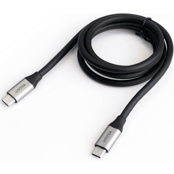 UNITEK 0.8M (USB4)TYPE-C (M-M)100W CAB(C14100BK) - Image 2