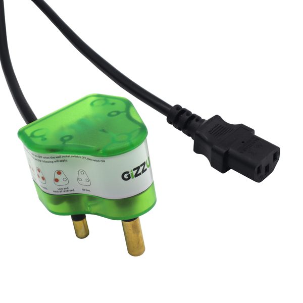 Gizzu Surge Protector 10A Kettle Plug Cable 1.5M - Image 3