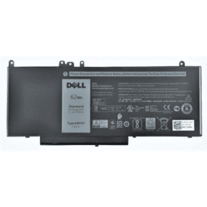 Dell Battery, 62WHR, 4 Cell, Lithium Ion
