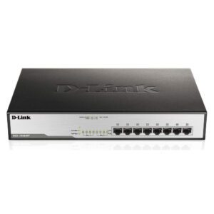 D-Link 8-Port Gigabit PoE Unmanaged Switch (Metal Case, 8x PoE Ports)