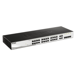 D-Link 28-Port Gigabit Smart Managed Switch – 24x 10/100/1000Base-T + 4x SFP Ports